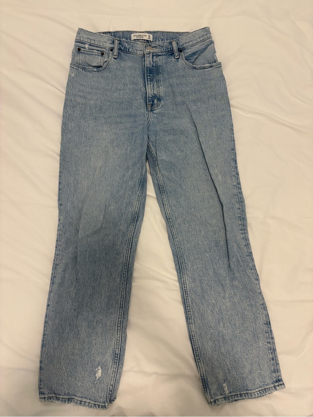Abercrombie & Fitch Light Blue Straight Leg Jeans